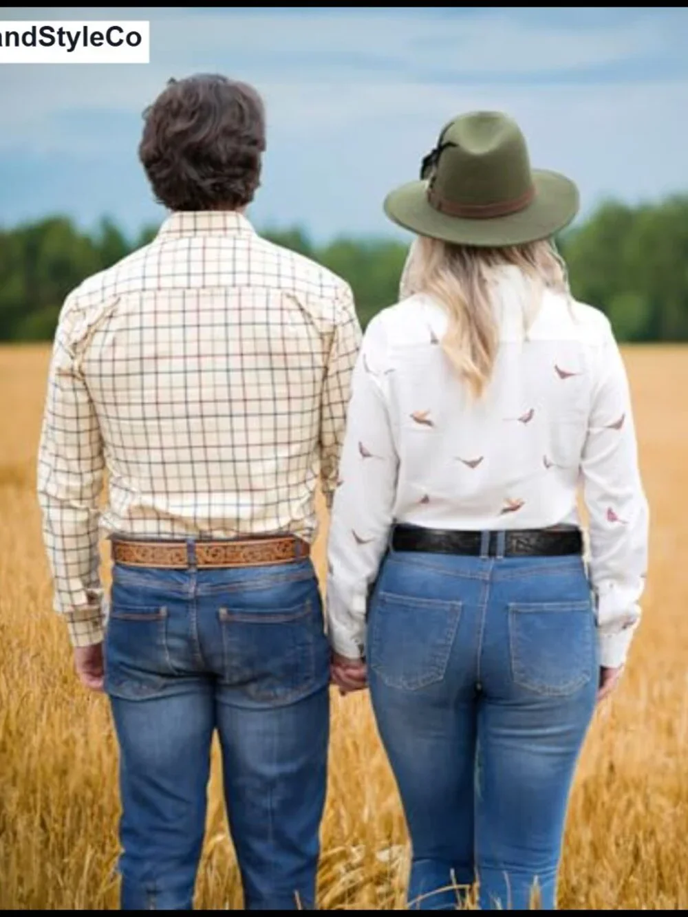 Western Leather Belt Strap 2 Pack Snap On Cowboy Cowgirl Men Women